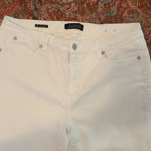 4/$20 Ladies Talbot White jeans